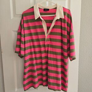 Vici striped polo ✨️